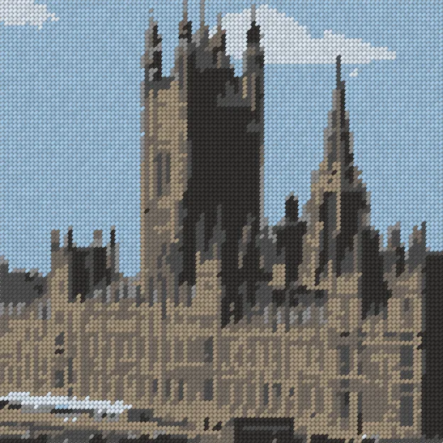 Stitched preview of the Houses of Parliament against a blue sky